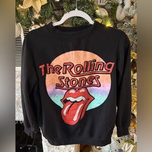 The Rolling Stones Black and White Logo Apparel